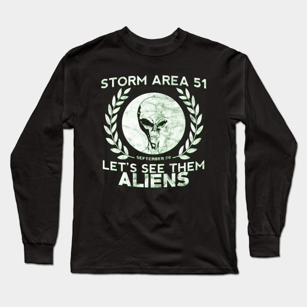 Storm Area 51 Long Sleeve T-Shirt by giovanniiiii